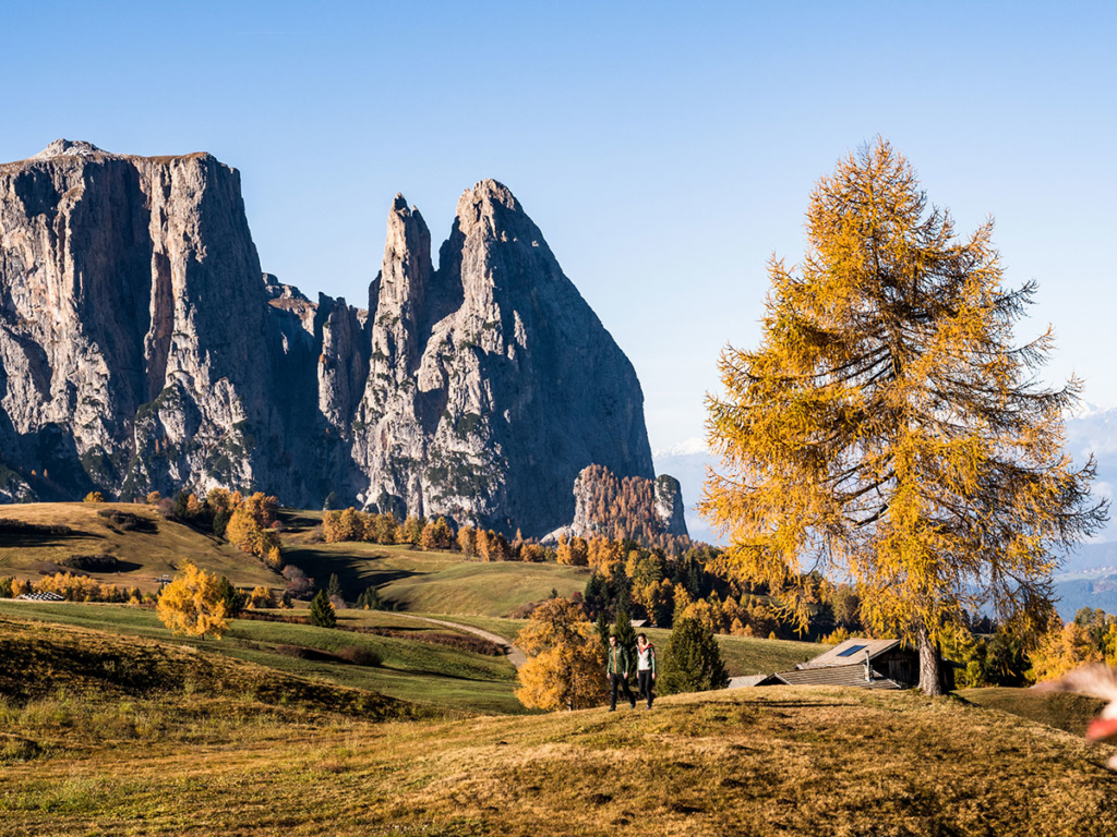 autunno-vacanza-escursionismo-Alpe di Siusi