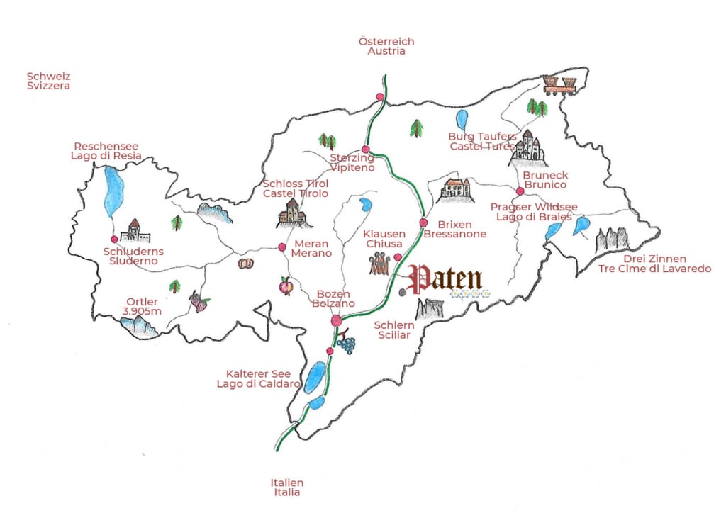 map south tyrol